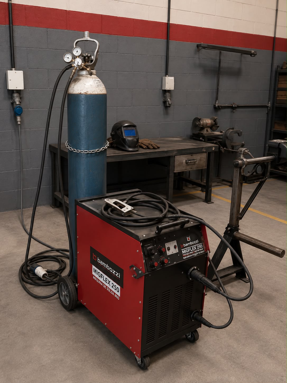 Máquina de Solda (Eletrodo Aço/Inox/Ferro Fundido, MIG MAG, TIG)