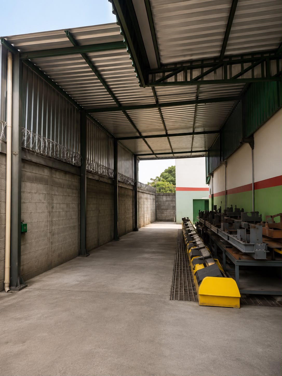 Área de Pátio de 500m²